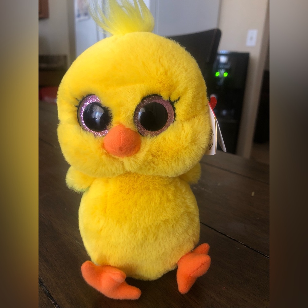 Ty Beanie Boos "Chirps" 
yellow chick stuffed animal